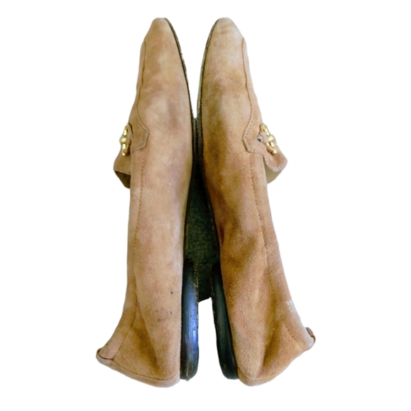 💥Offers Welcome💥💯 Authentic Gucci Horsebit Accent Suede Women's Loafers - Picture 6 of 15